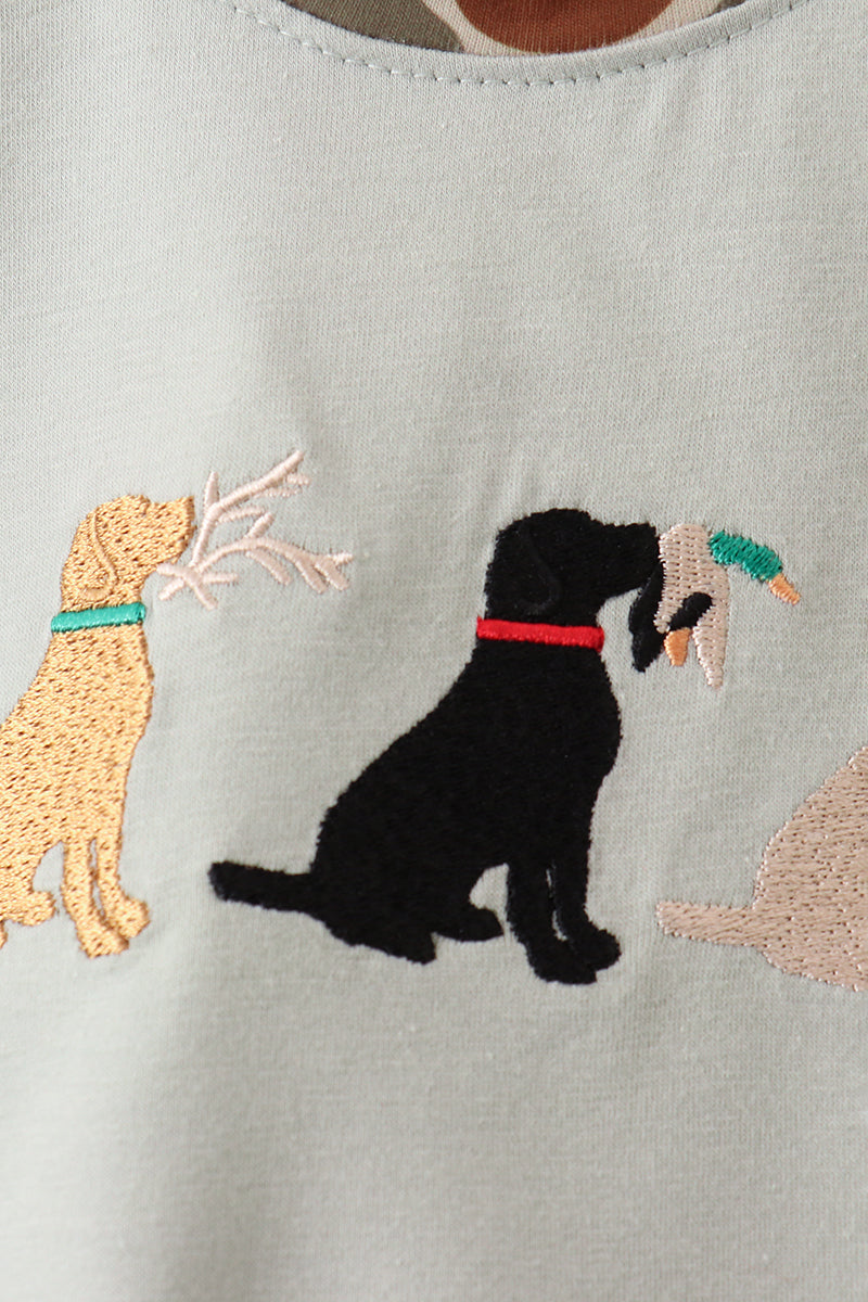 Camo Hunting Embroidered Bubble - Aaria Tees Aaria Tees