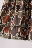 Camo Hunting Embroidered Ruffle Shorts Set - Aaria Tees Aaria Tees