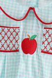 Blue Apple Smocked Bubble - Aaria Tees Aaria Tees