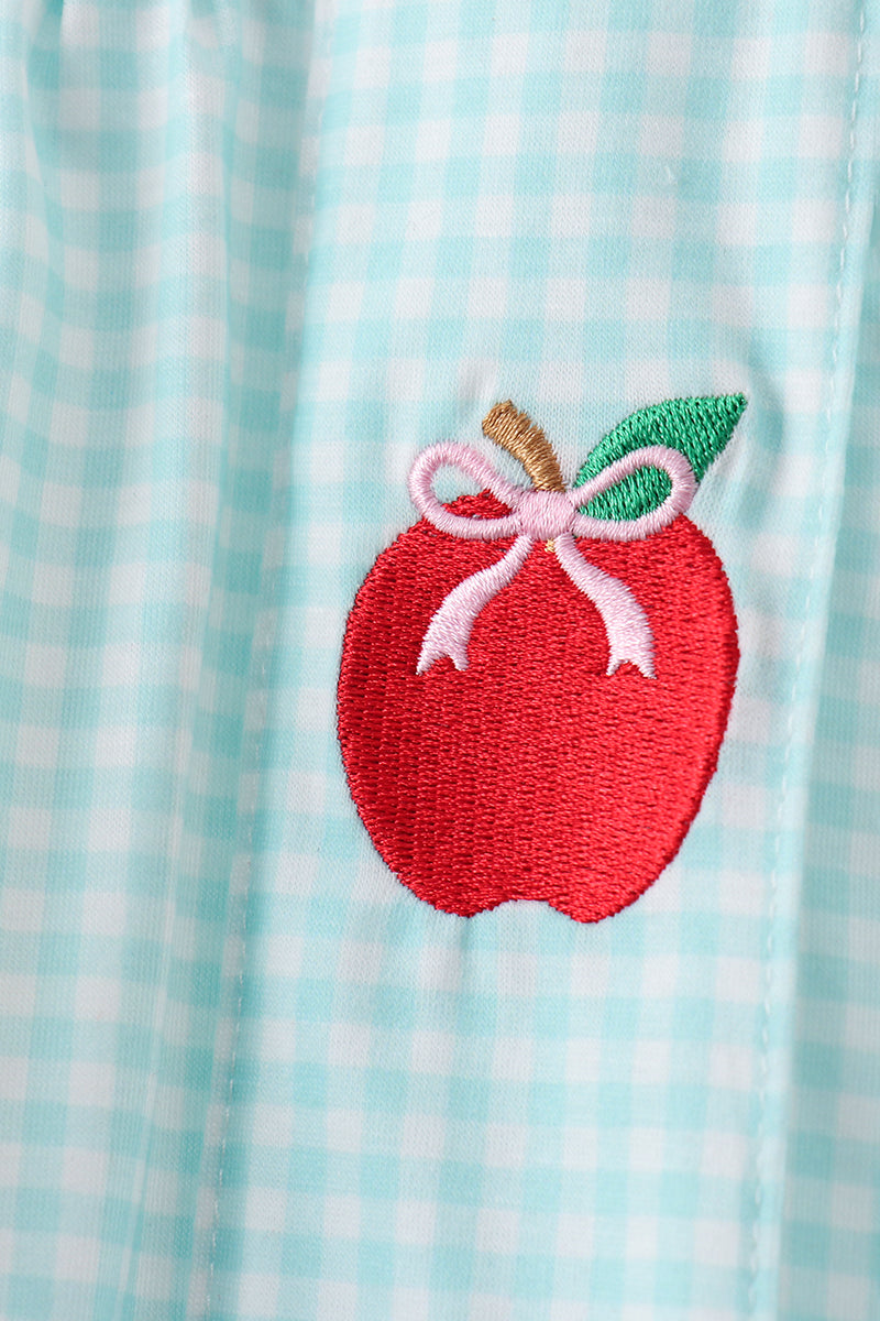 Blue Apple Smocked Ruffle Shorts Set - Aaria Tees Aaria Tees
