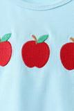 Blue Apple Embroidered Shorts Set - Aaria Tees Aaria Tees