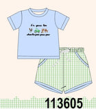 Blue Farm Embroidered Set Aaria Tees