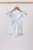 Blue Sailboat Smocked One-Piece Swimsuit - Aaria Tees Aaria Tees