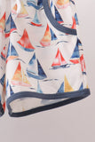 Blue Sailboat Print Shorts Set - Aaria Tees Aaria Tees