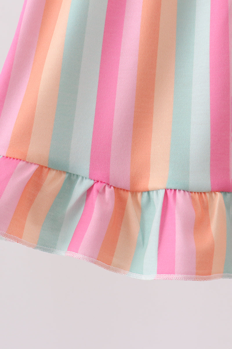 Rainbow Stripe Bloomer Set - Aaria Tees Aaria Tees