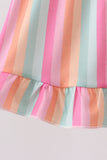 Rainbow Stripe Bloomer Set - Aaria Tees Aaria Tees