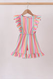 Rainbow Stripe Jumpsuit - Aaria Tees Aaria Tees