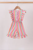 Rainbow Stripe Jumpsuit - Aaria Tees Aaria Tees