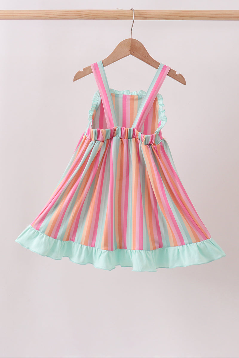 Rainbow Stripe Dress - Aaria Tees Aaria Tees