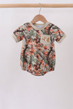 Camo Duck Embroidered Pocket Bubble Aaria Tees