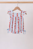 Red Apple Applique Bubble Aaria Tees