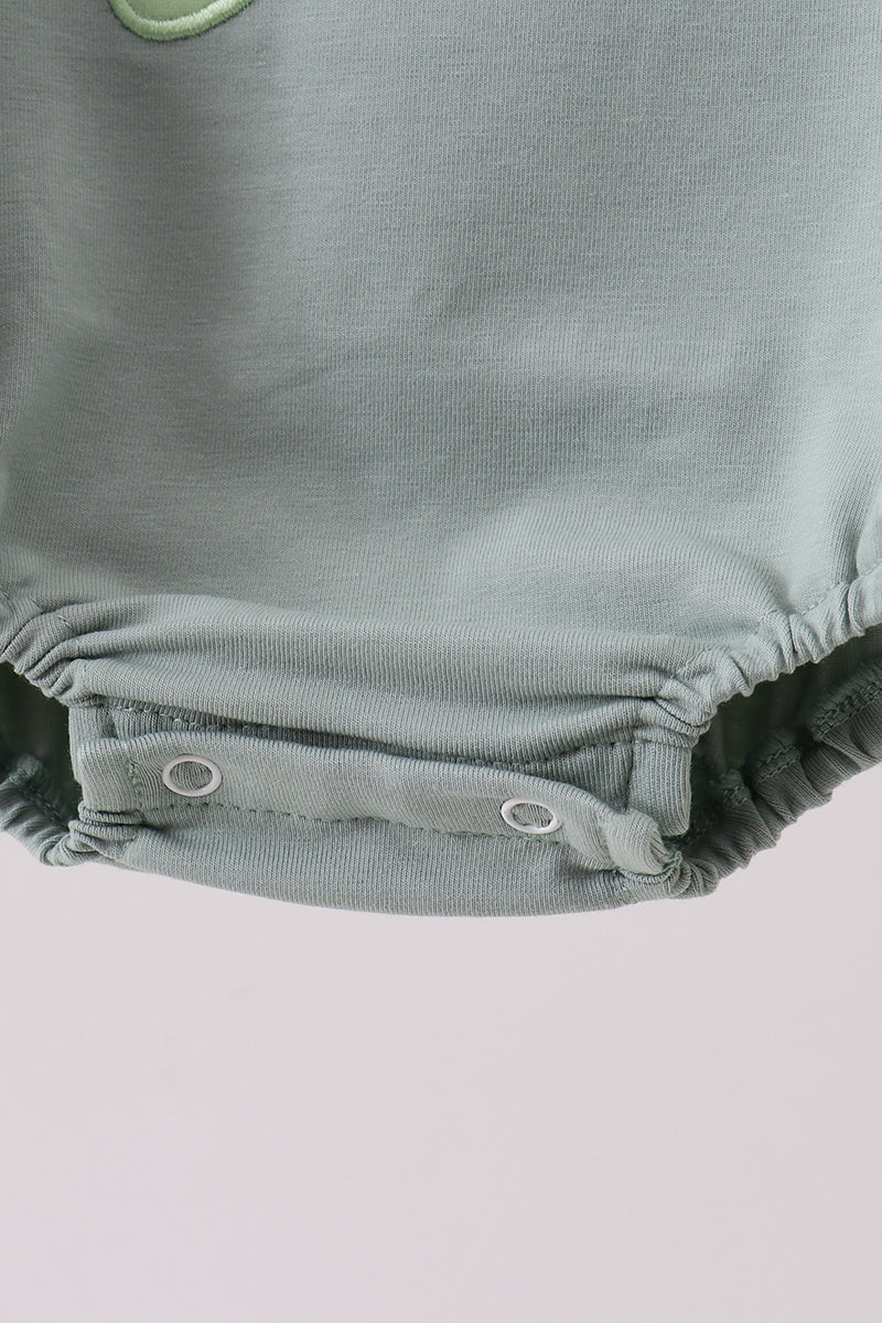 Green Fish Applique Bubble - Aaria Tees Aaria Tees