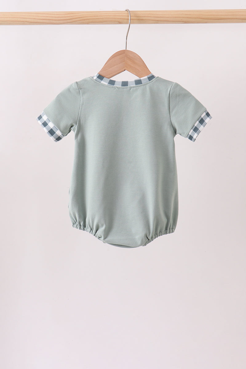 Green Fish Applique Bubble - Aaria Tees Aaria Tees