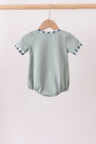 Green Fish Applique Bubble - Aaria Tees Aaria Tees
