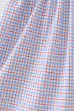 Blue Apple Smocked Plaid Dress Aaria Tees