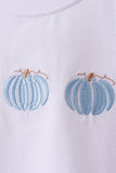 Blue Pumpkin Embroidered Gingham Shorts Set - Aaria Tees Aaria Tees