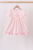 Pink Jack-O-Lantern  Applique Dress Aaria Tees