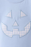 Blue Jack-O-Lantern  Applique Shorts Set Aaria Tees