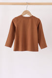 Brown Football French Knot Top - Aaria Tees Aaria Tees
