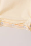 Cream Football French Knot Bubble - Aaria Tees Aaria Tees