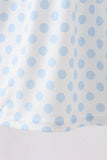 Mint Crayon Applique Dot Dress Aaria Tees