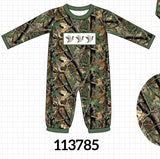 Camouflage Mallard Embroidery Romper Aaria Tees