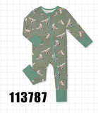 Green Mallard Bamboo Romper Aaria Tees