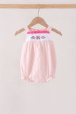 Pink Castle Embroidery Jacquard Bubble Aaria Tees