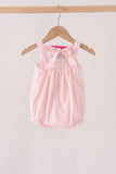 Pink Castle Embroidery Jacquard Bubble Aaria Tees