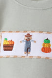 Green Scarecrow Embroidery Pants Set Aaria Tees