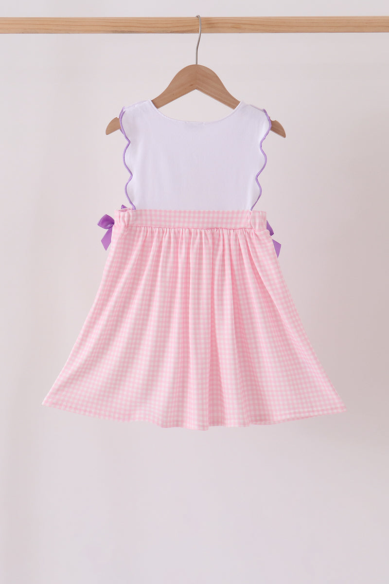 Pink Puppy Pumpkin Applique Dress - Aaria Tees Aaria Tees
