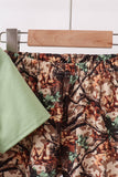 Green Hunting Print Pants Set - Aaria Tees Aaria Tees