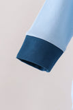 Blue character embroidery bubble Aaria Tees