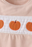 Khaki Pumpkin Embroidery Jon Jon Aaria Tees