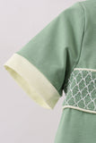 Sage smocked pants set Aaria Tees