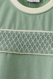 Sage smocked pants set Aaria Tees