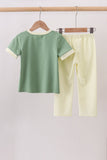 Sage smocked pants set Aaria Tees