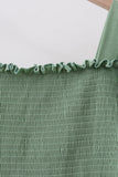 Sage smocked mom dress Aaria Tees