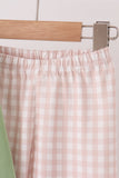 Sage Puppy Fishing Gingham Pants Set - Aaria Tees Aaria Tees