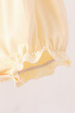 Hallo Fall Y'ALL Pumpkin Ruffle Bubble Aaria Tees