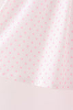 Pink bow pearl ruffle pants set - Aaria Tees Aaria Tees