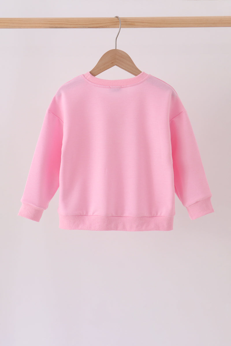 Pink bow pearl mom&me sweatshirt - Aaria Tees Aaria Tees