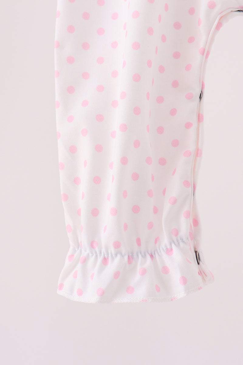 Pink bow pearl romper - Aaria Tees Aaria Tees