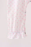 Pink bow pearl romper - Aaria Tees Aaria Tees