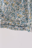Sage Floral Smocked Bow Bubble - Aaria Tees Aaria Tees