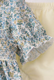 Sage Floral Smocked Ruffle Bloomer Set - Aaria Tees Aaria Tees