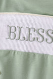 Sage Blessed Smocked Jon Jon - Aaria Tees Aaria Tees