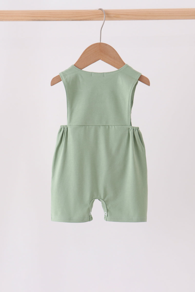 Sage Blessed Smocked Jon Jon - Aaria Tees Aaria Tees