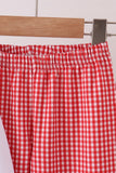 Red Football Embroidery Pants Set - Aaria Tees Aaria Tees