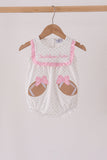 Pink Football Applique Ruffle Bubble - Aaria Tees Aaria Tees